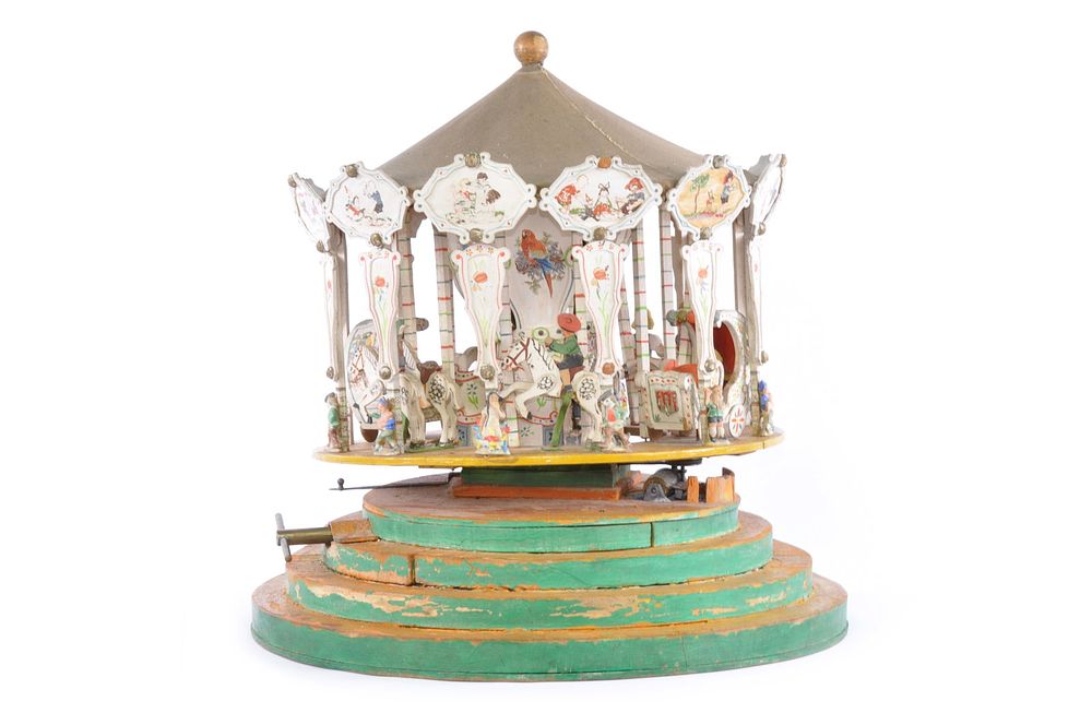 Lot 269: German Mid 20th Century Merry Go Round Store Display