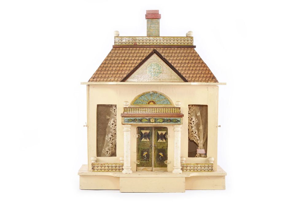 Lot 271: R. Bliss ca.1910 Colonial Mansion Dollhouse