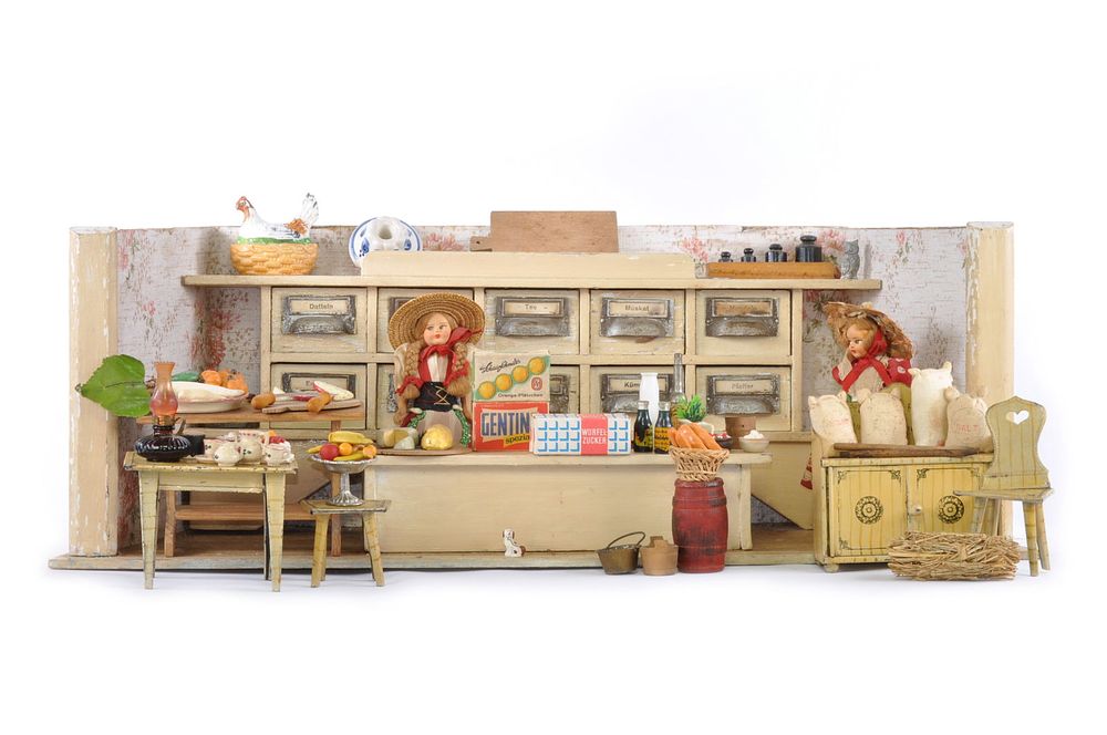 Lot 273: German Erzgebirge General Store with lots of Accessories