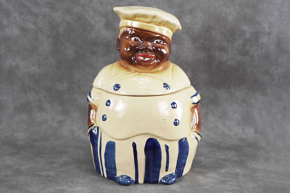 Lot 305: Black Chef Cookie Jar by NS Co. USA