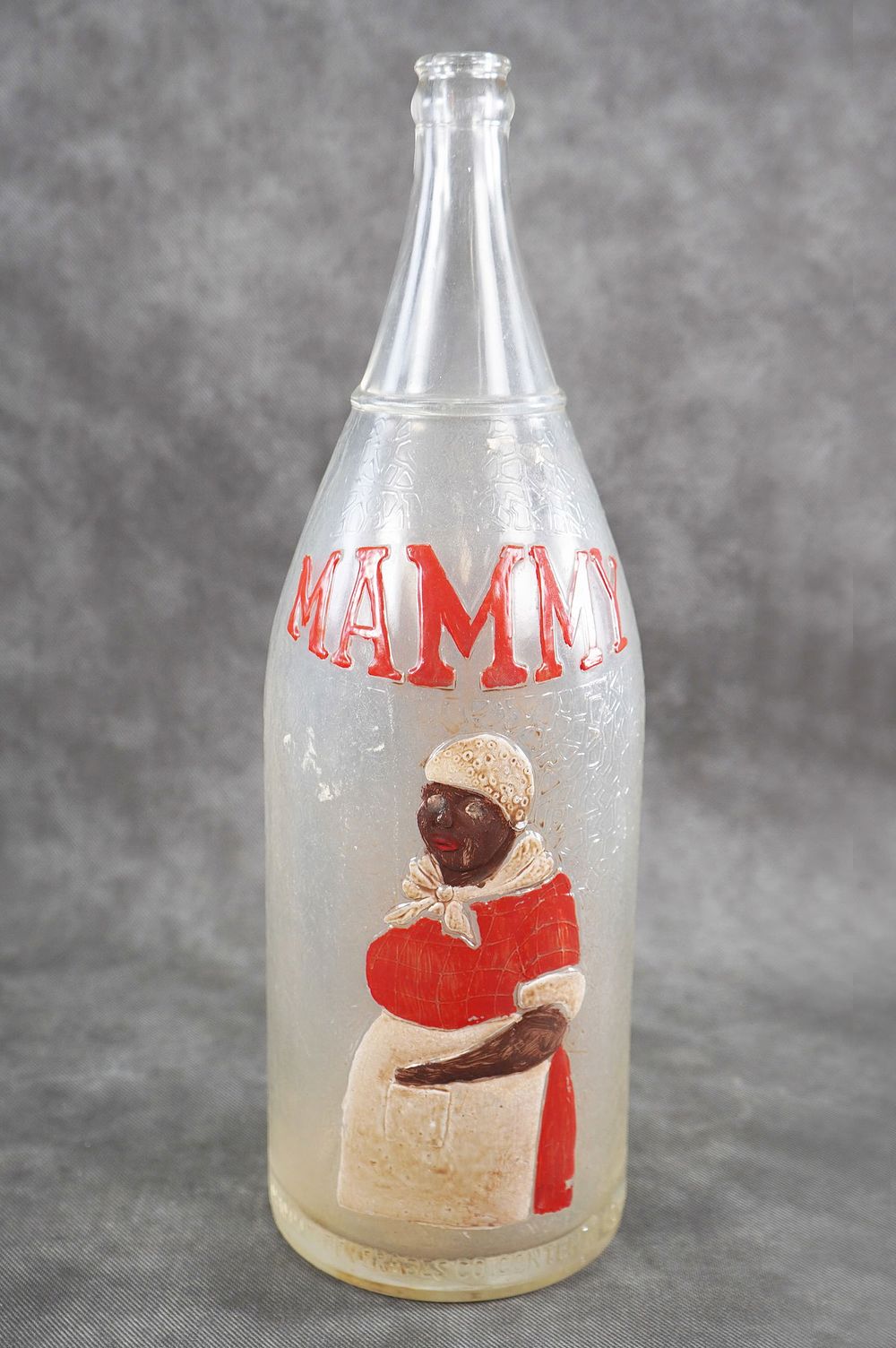Lot 306: Large Mammy Beverage Co 60 oz Bottle Painted Bottle