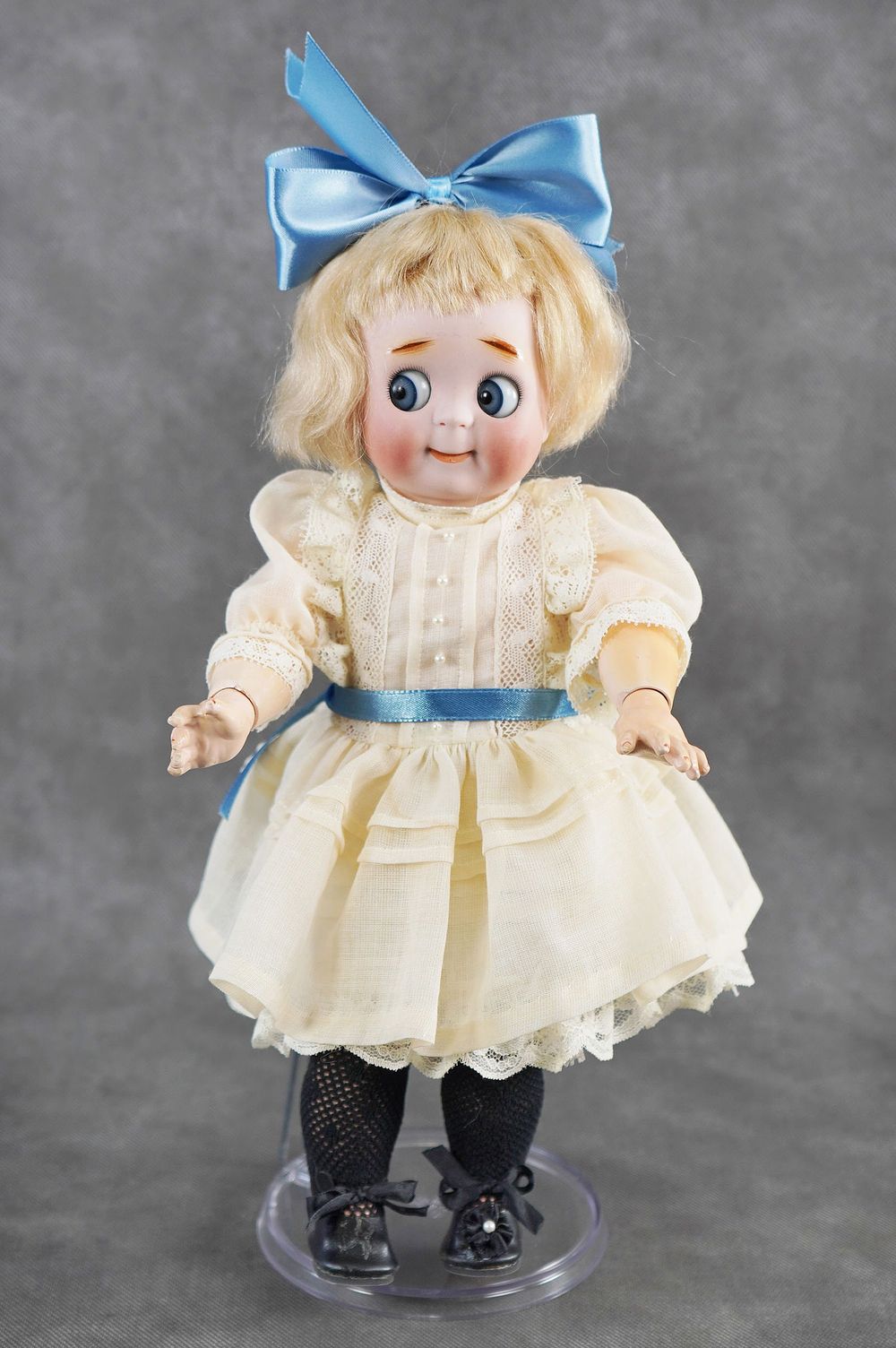 Lot 138B: Antique JDK Kestner Googly Eye 221 Bisque Doll 11" tall Stunning !