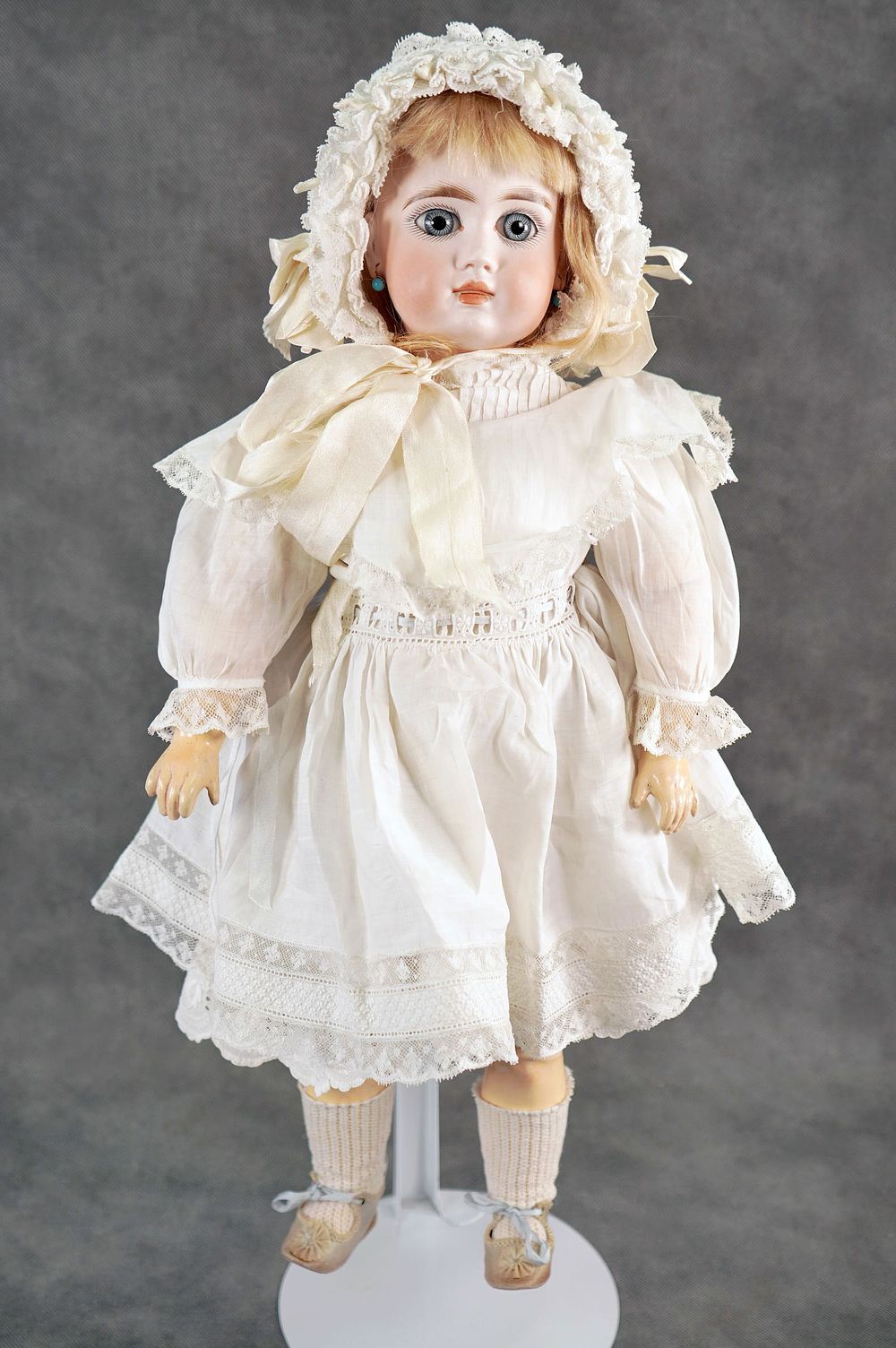 Lot 138C: Antique Belton Type 183 Closed Mouth Bisque Head Doll