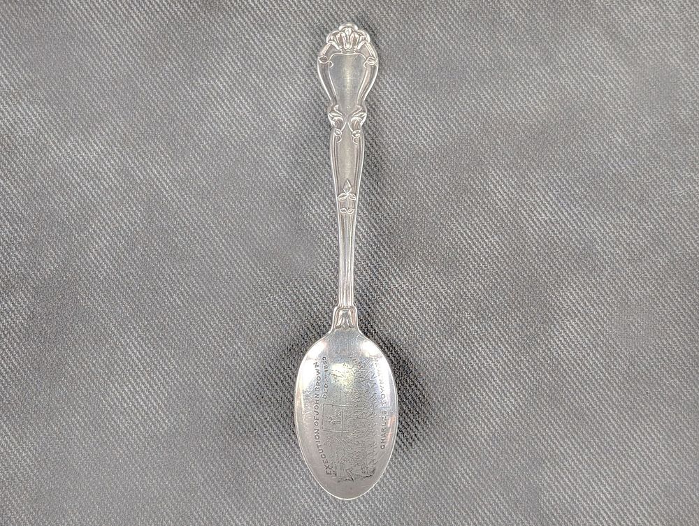 Lot 328: Dec 2nd 1859 Execution of John Brown Charles Town W. VA Souvenir Sterling Silver Spoon