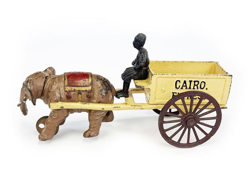 Lot 178: Cairo Express Egyptian Elephant Cart by Kenton Toys