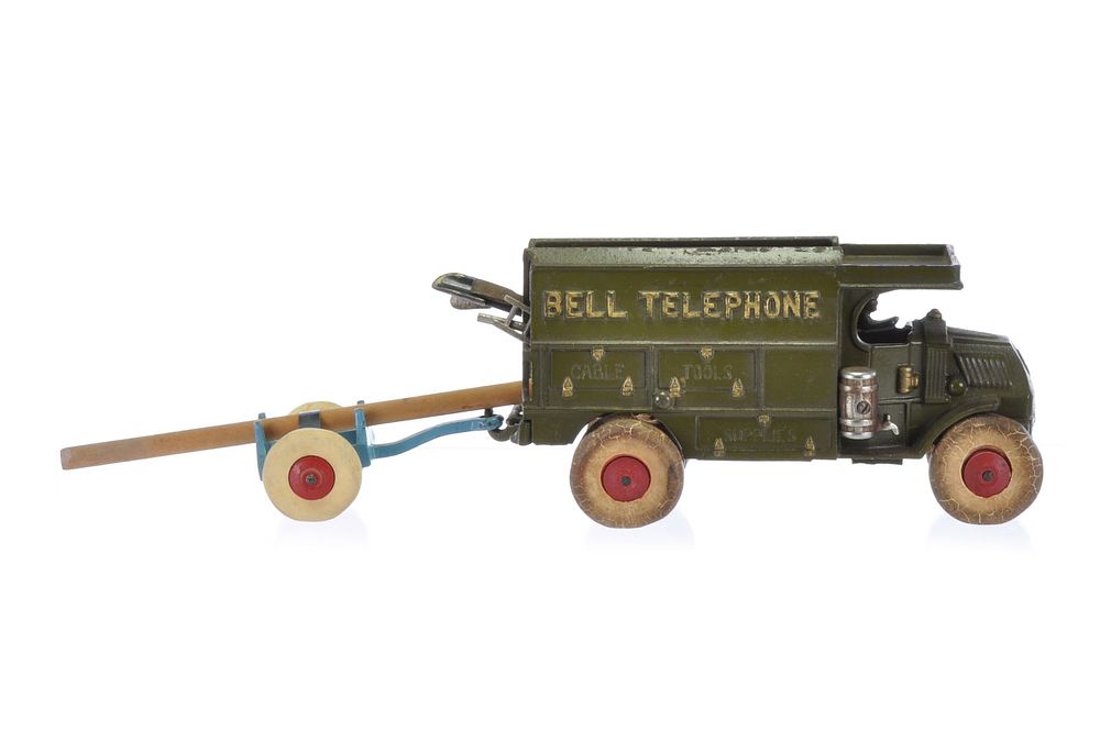 Lot 207: Deluxe Hubley Bell Telephone Truck