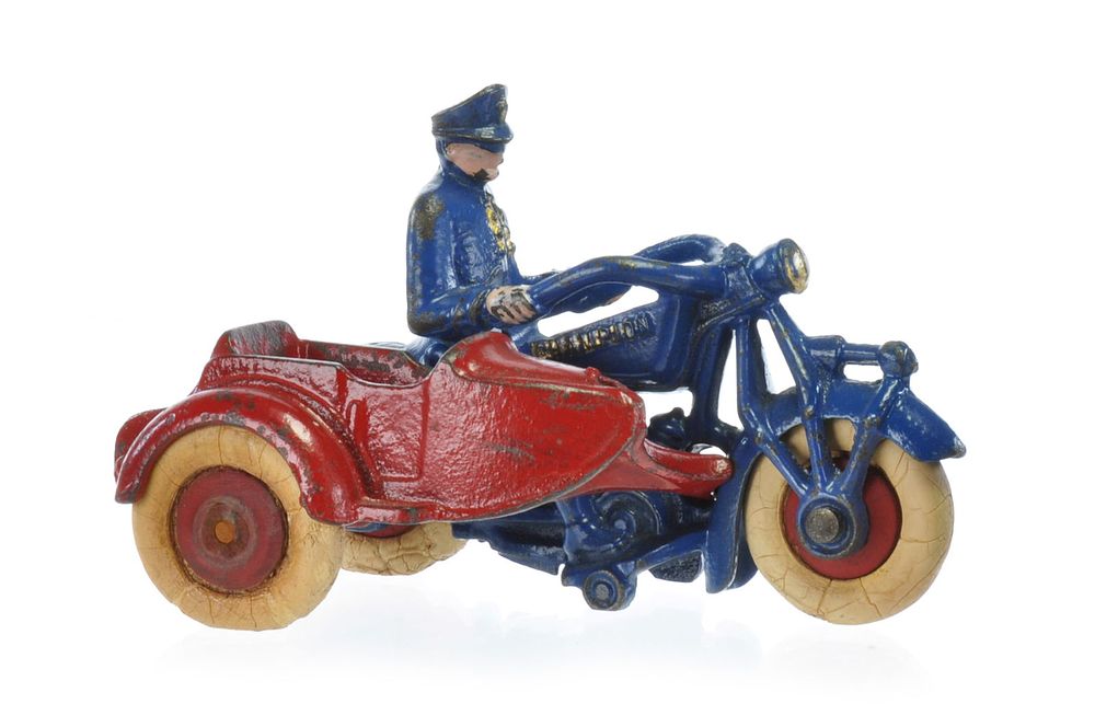 Lot 229: Extra Clean Champion Motorcycle with Sidecar