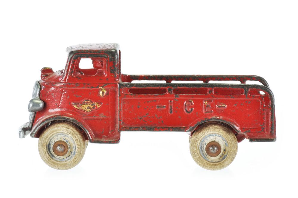 Lot 239: Arcade Cab Over Ice Truck in Red