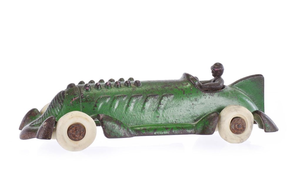 Lot 254: Large A.C. Williams Cast Iron Race Car