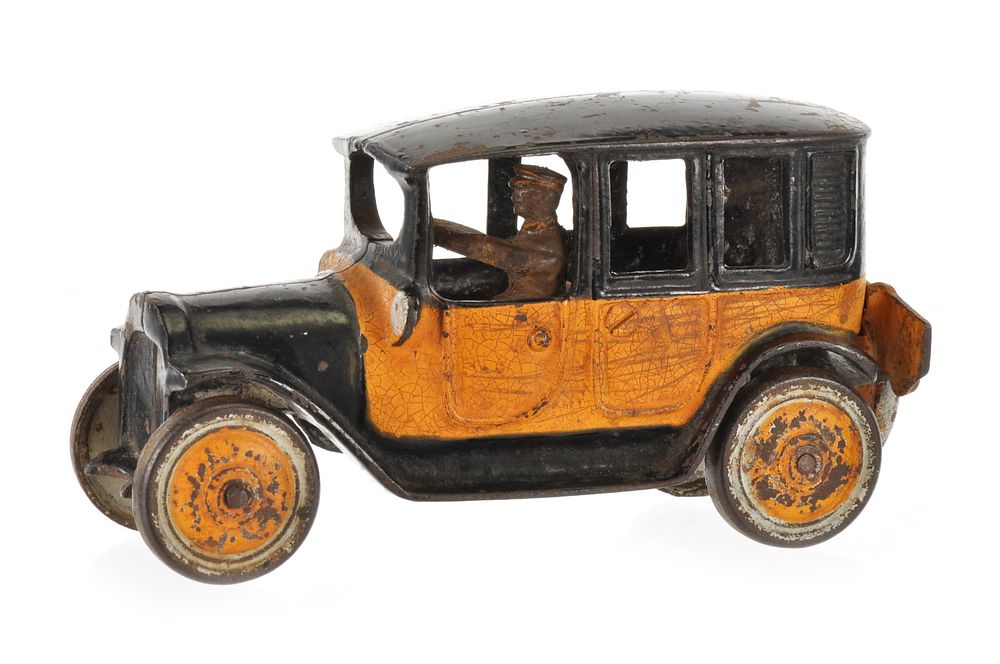Lot 273: Freidag Taxi with Cast Iron Disc Wheels