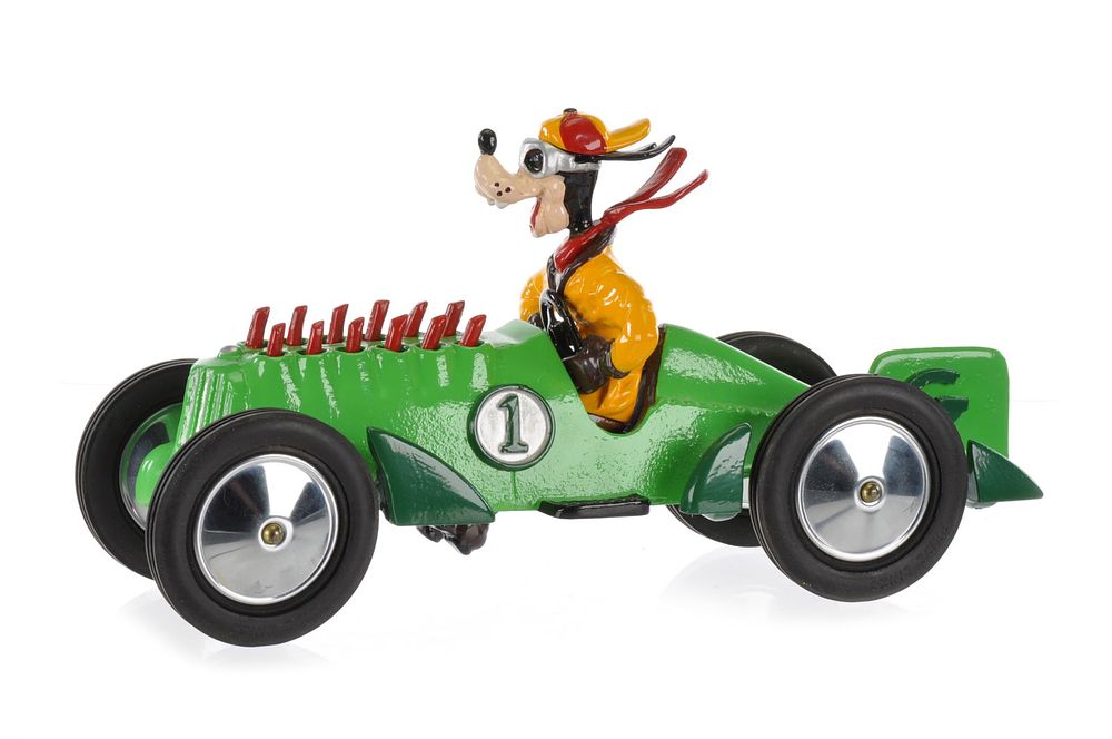 Lot 275: Pride Lines Hubley and Goofy Race Car Casting