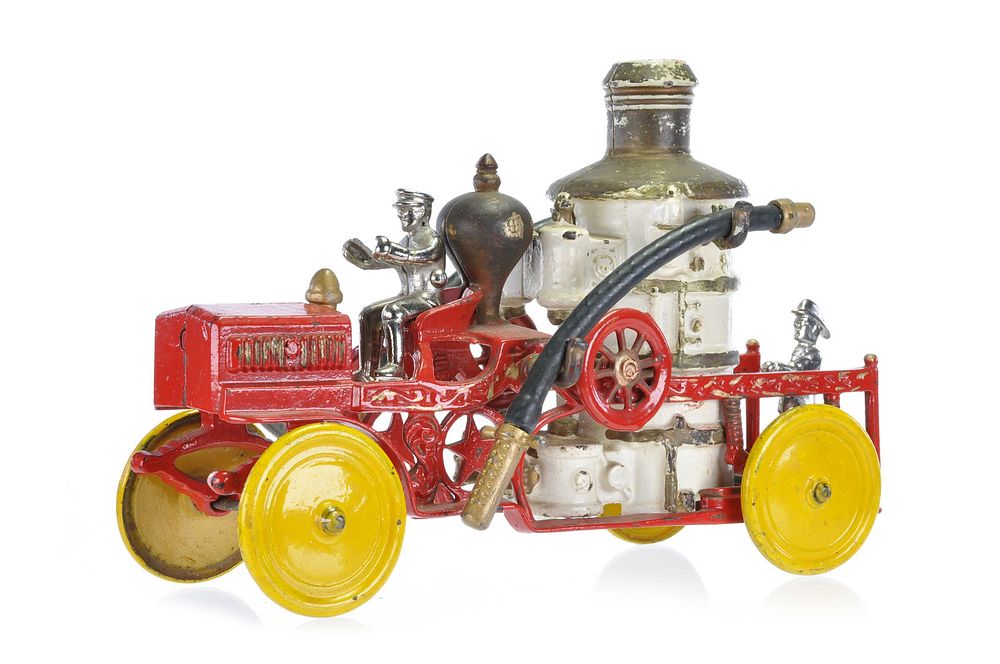 Lot 296: Jones & Bixler Fire Engine Circa 1915 Cast Iron