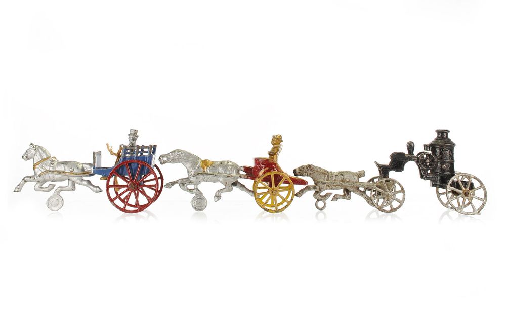 Lot 299: Lot of 3 Iron Carts