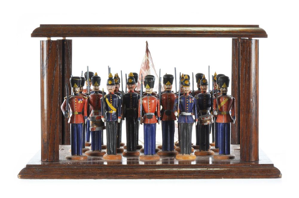 Lot 307: Erzgebirge Giant Wooden Soldier Lot of 22, Incredible!