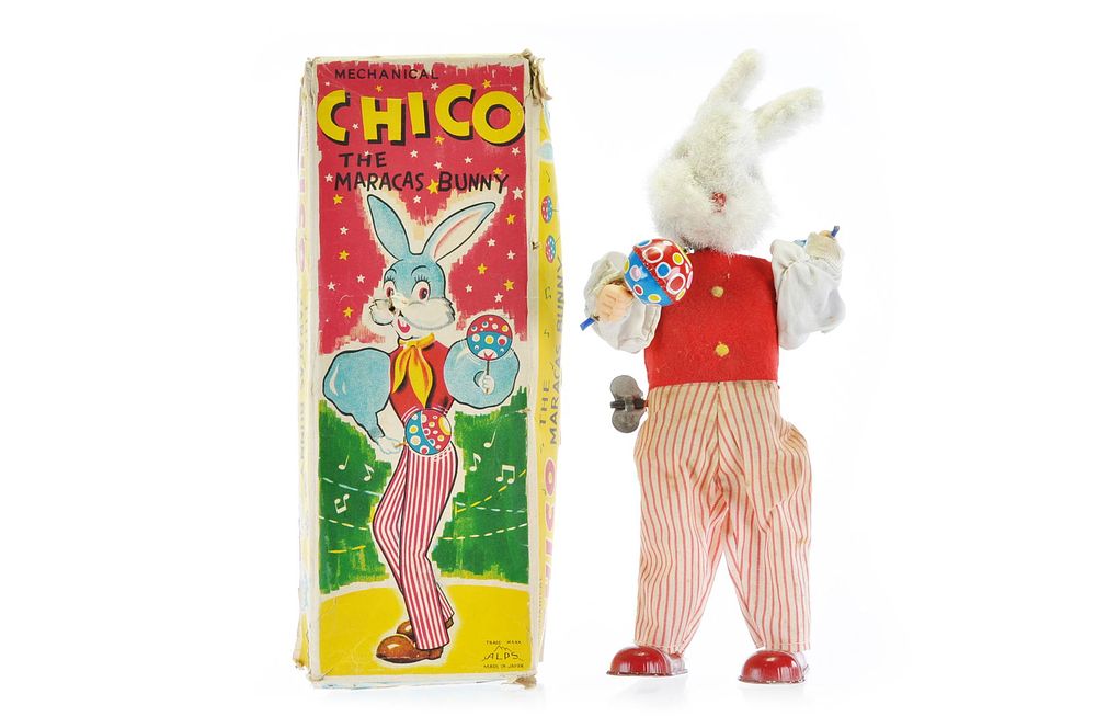 Lot 328: Alps Mechanical Chico the Maracas Bunny Boxed