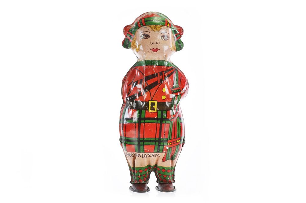 Lot 331: Lindstrom Dancing Lassie Windup Dancing Doll