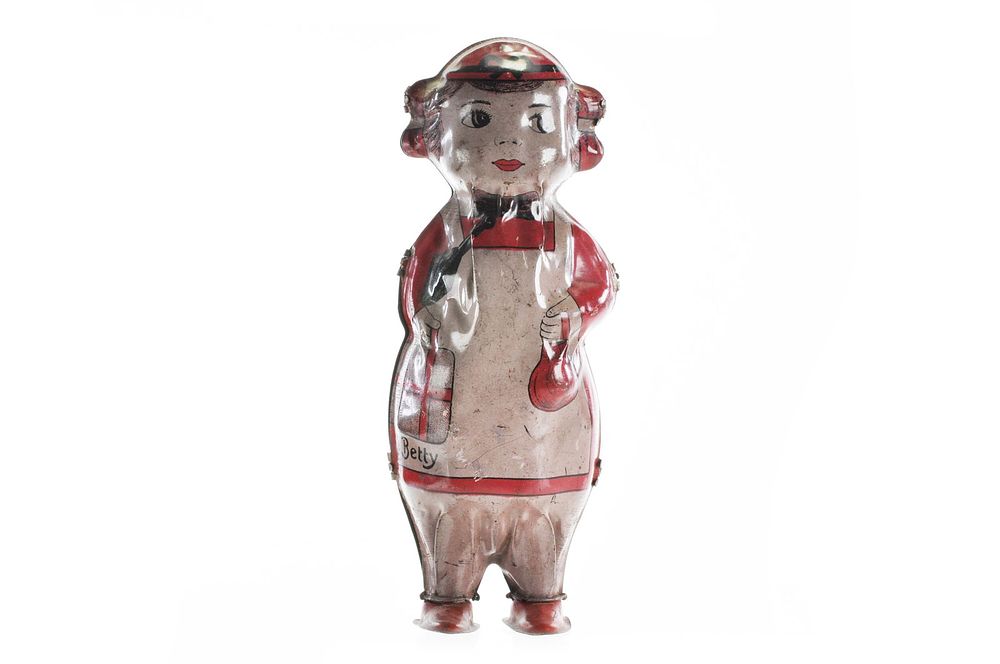 Lot 342: Lindstrom Tin Litho Windup Betty Dancing Doll