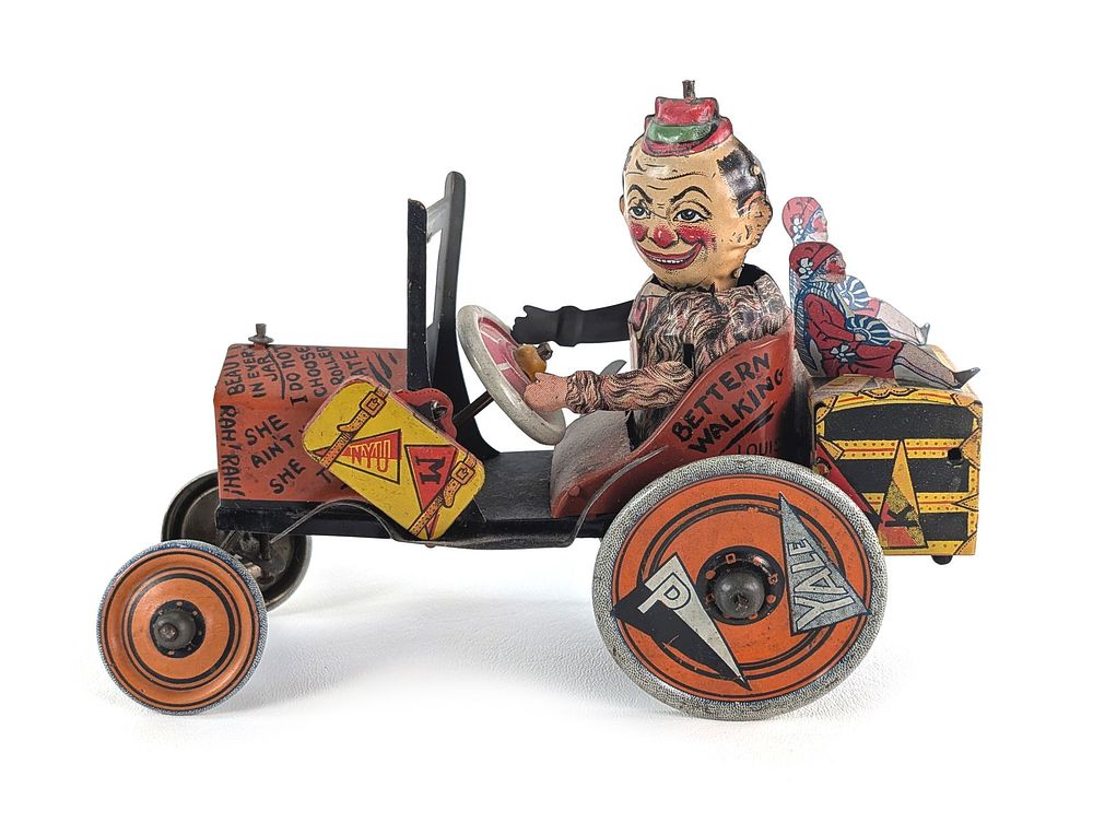 Lot 357: Rare Whoopie Car by Louis Marx Windup Crazy Car Works