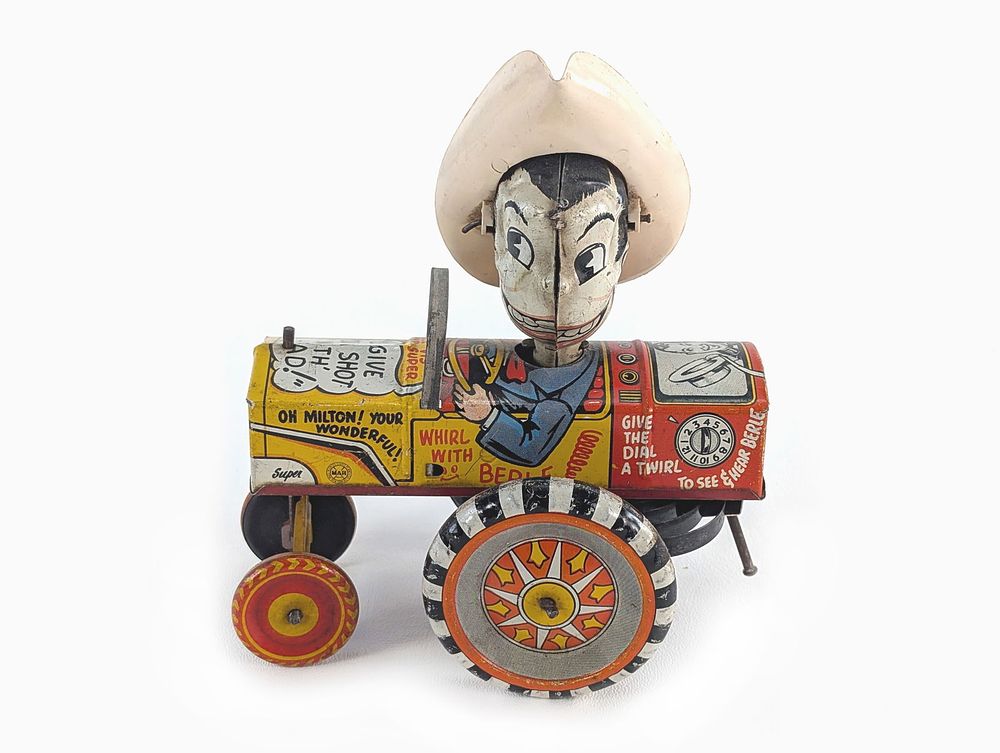 Lot 358: Louis Marx Tin Litho Windup Milton Berle Car
