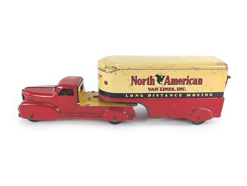Lot 386: Wyandotte Pressed Steel North American Van Lines Moving Truck