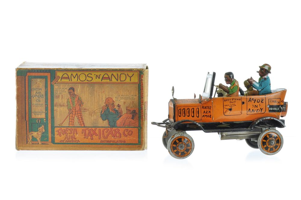 Lot 412: Marx Amos and Andy Tin Car with Box
