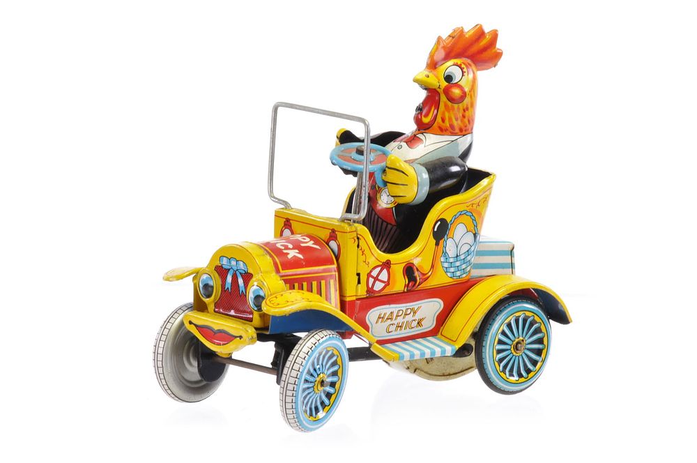 Lot 432: Yonezawa Fanciful Happy Chick Friction Car, Japan