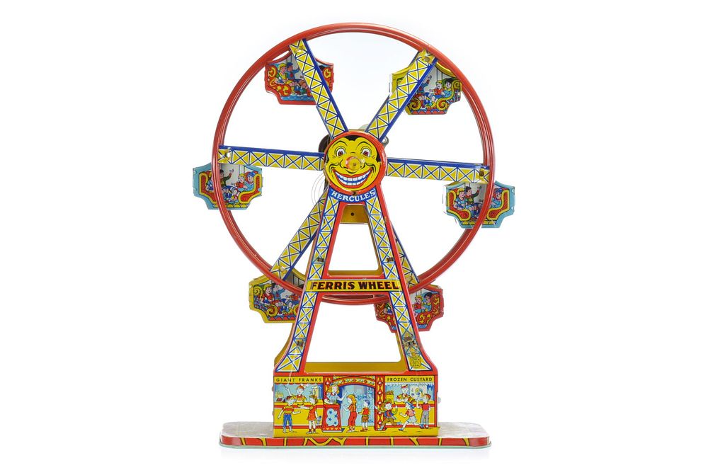 Lot 440: Boxed J. Chein Ferris Wheel Circa 1950 in Tin