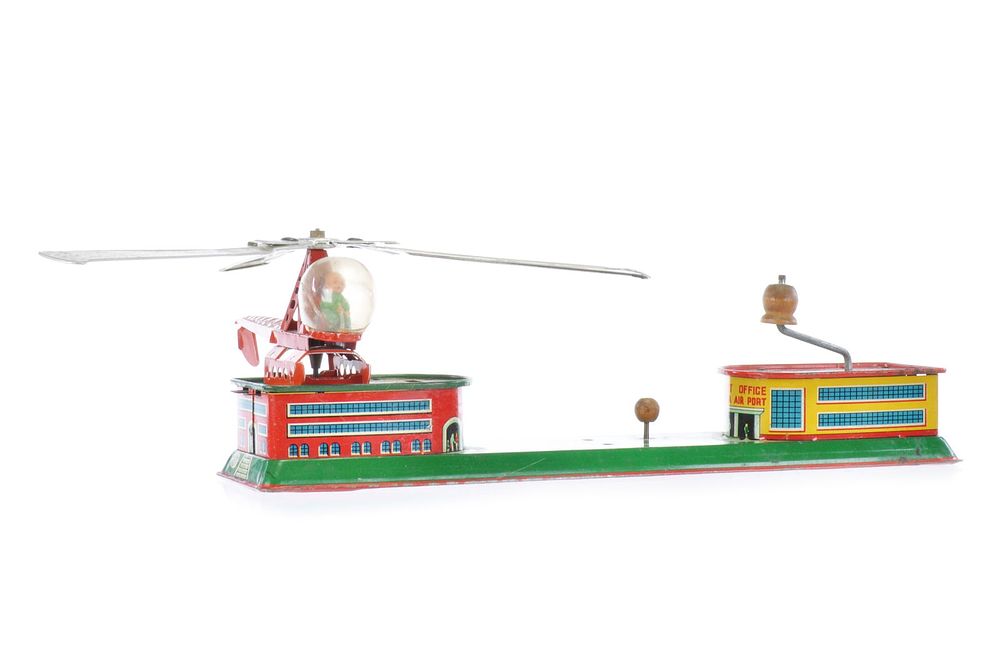 Lot 451: Masudaya International Airport Helicopter and Pad Tin Windup
