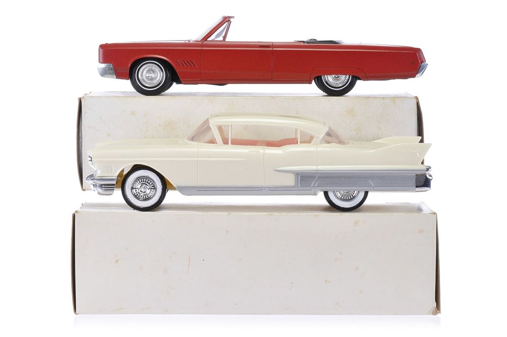 Lot 467: 1953 Cadillac Fleetwood & Chrysler 300 Convertible Promo Models