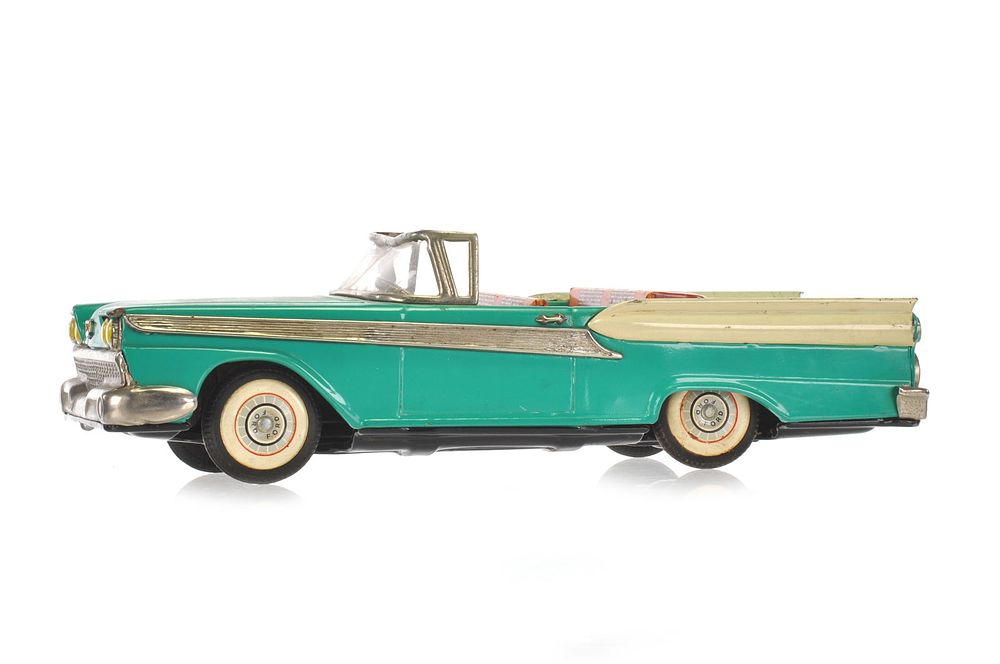 Lot 498: Japanese Tin 1952 Ford Fairlane 500 Convertible