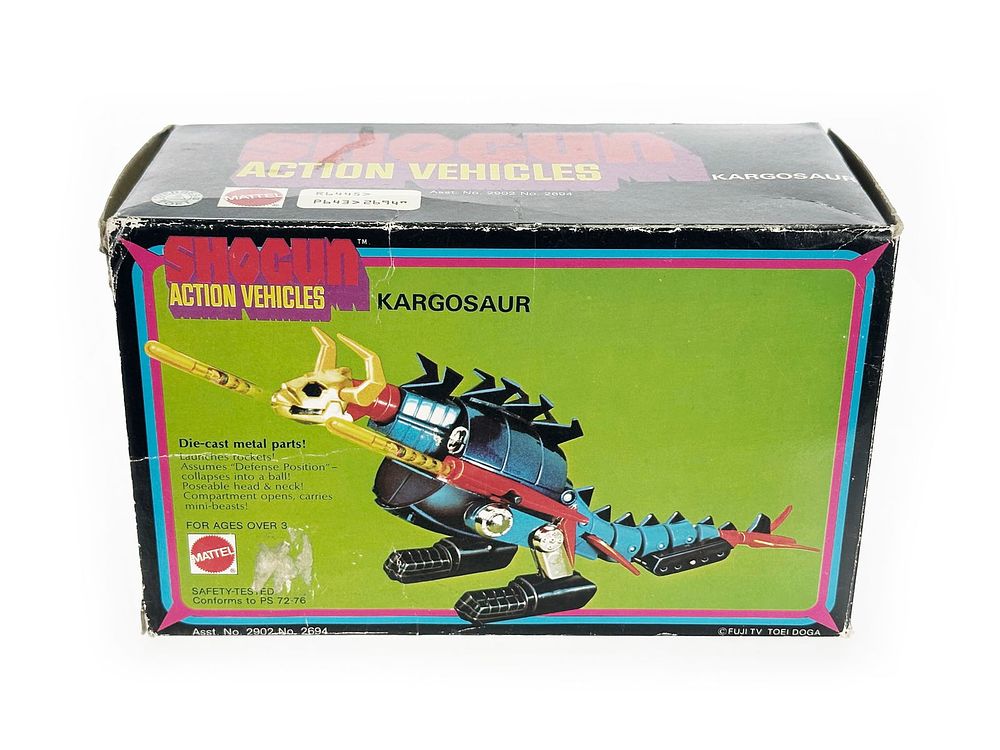 Lot 586: Kargosaur Shogun Action Vehicle Diecast Robot