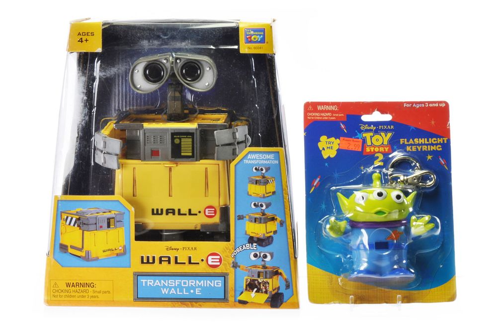Lot 590: Boxed Wall-E and Disney Toy Story Alien