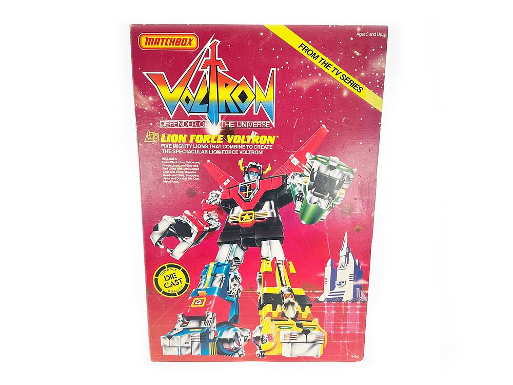 Lot 593: Voltron Robot Diecast Toy by Matchbox