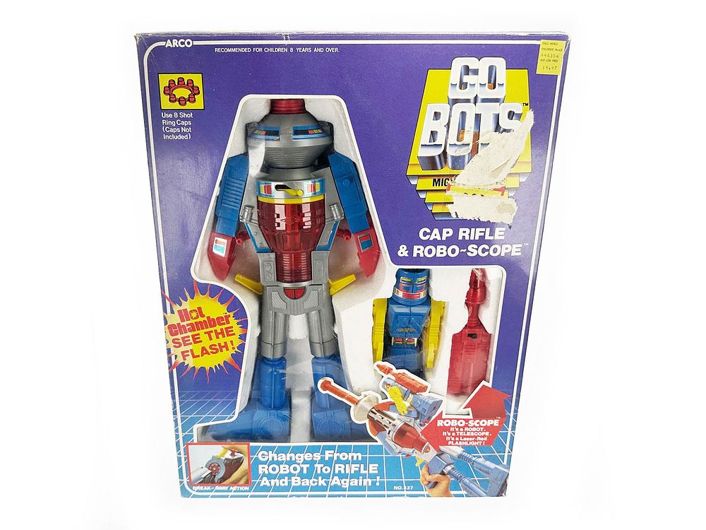 Lot 594: GoBots Cap Rifle and Robo Scope with Box