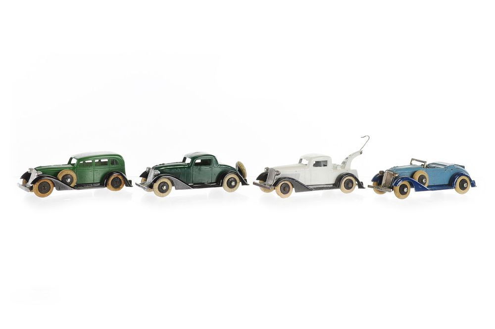 Lot 611: Graham Tootsietoy Lot of Four with Sedan and Coupe Diecast Plus