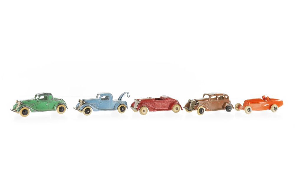 Lot 614: Five 1934 and 1935 Ford Tootsietoy Lot