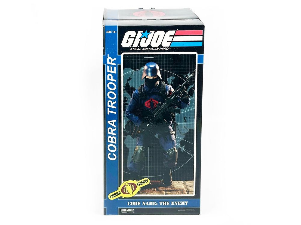 Lot 636B: G.I. Joe Cobra Trooper 1/6 Scale Boxed Figure