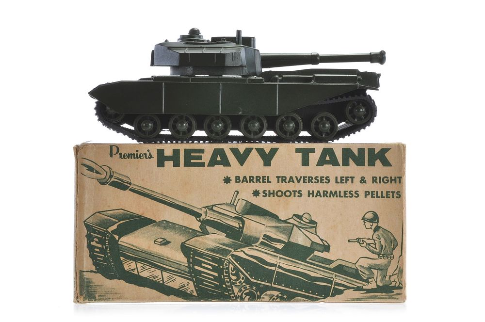 Lot 551: Premier's Heavy Tank Diecast Tank with Box