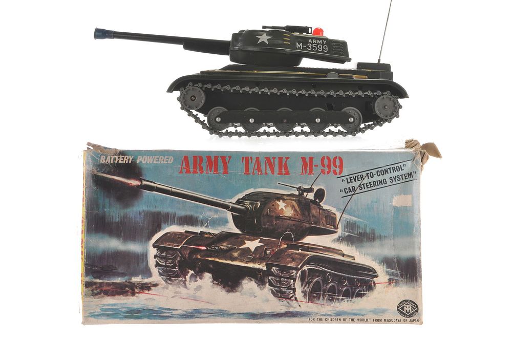 Lot 559: M-99 Army Tank by Masudaya, Japan