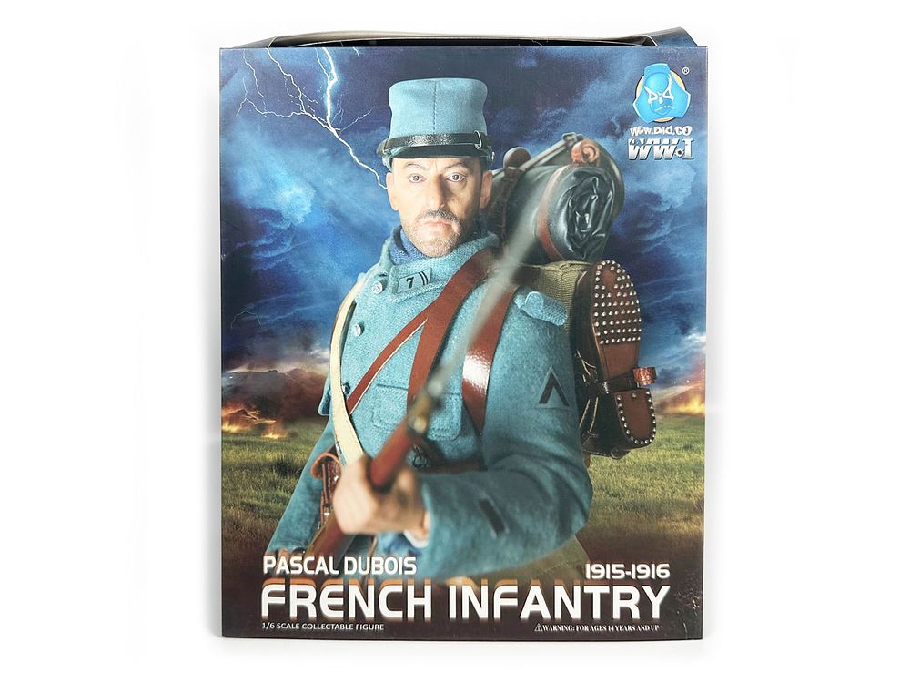 Lot 639: 1/6 DID Pascal Duboi French Infantry WWI