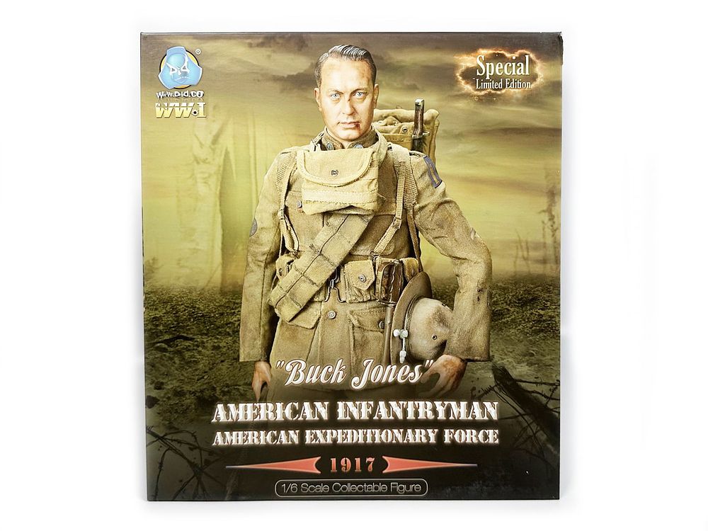 Lot 640: 1/6 DID Buck Jones American Infantryman WWI figure