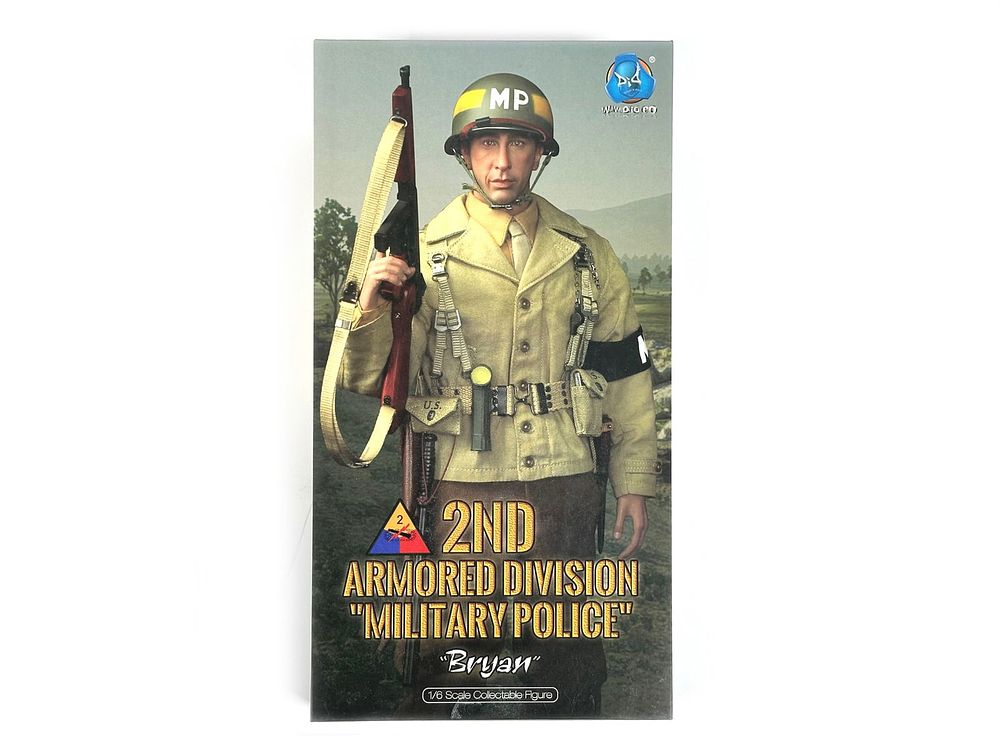 Lot 651: 1/6 DID Bryan 2nd Armored Division Military Police Figure