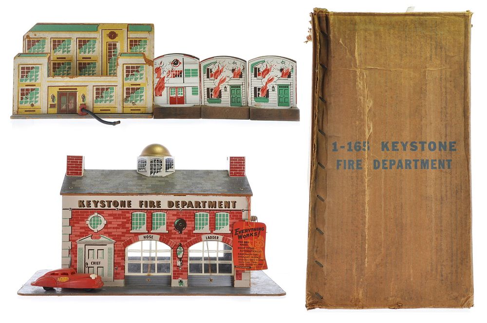 Lot 684: Keystone Fire Department with Box and Hang Tag