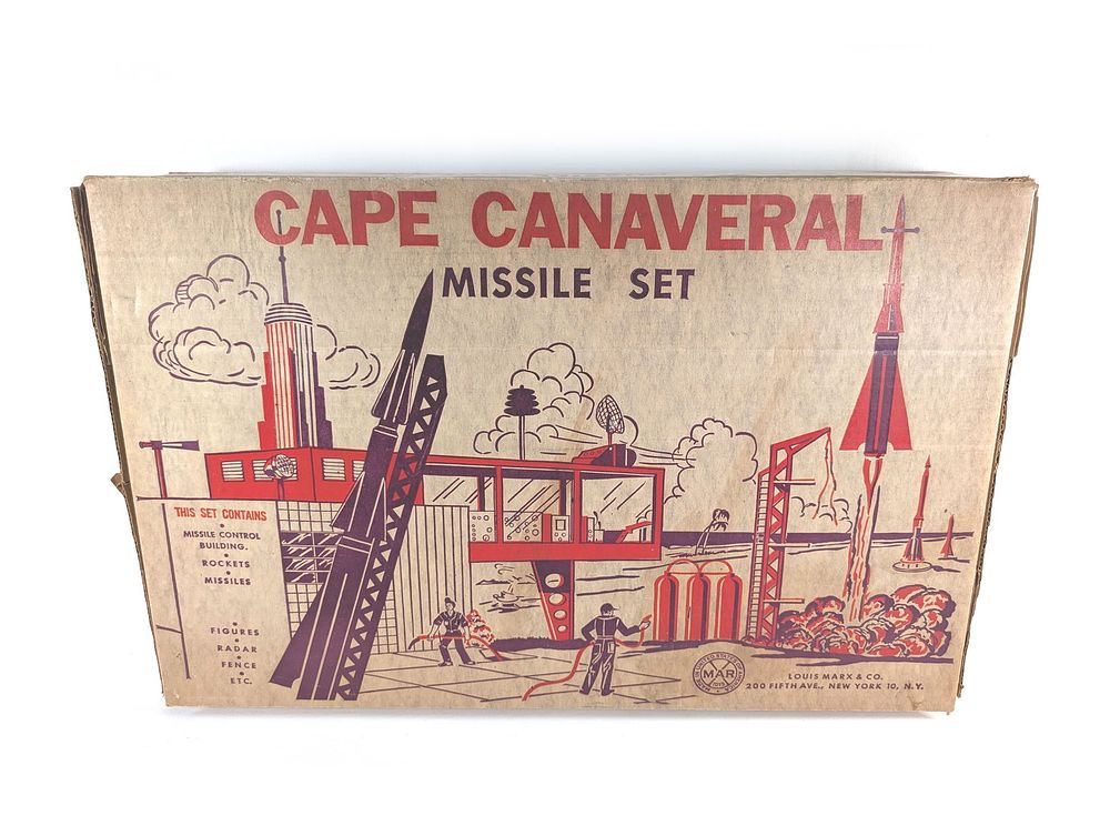 Lot 691: Marx Cape Canaveral Missile Set Playset No. 4525