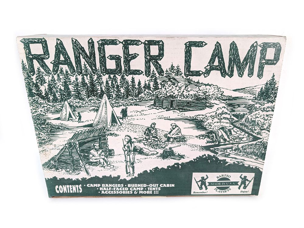 Lot 695: Barzso Unused Ranger Camp Playset No. 4 MIB