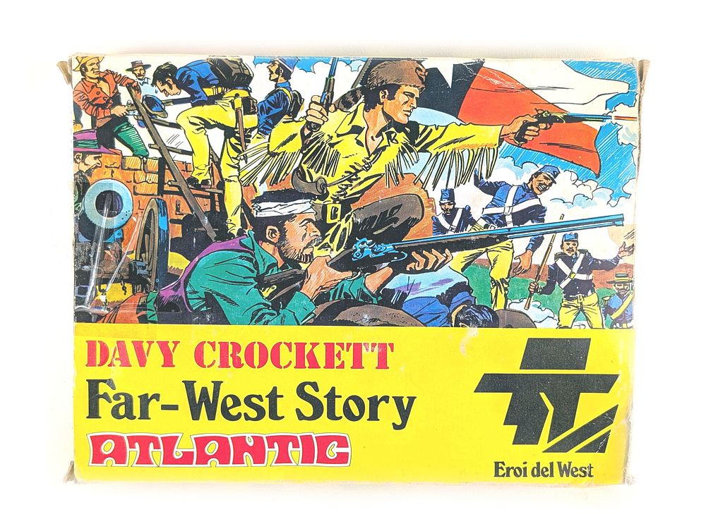 Lot 697: Eroi del West Davy Crockett Far West Story Atlantic No. 1205 Scale 1:32 Playset