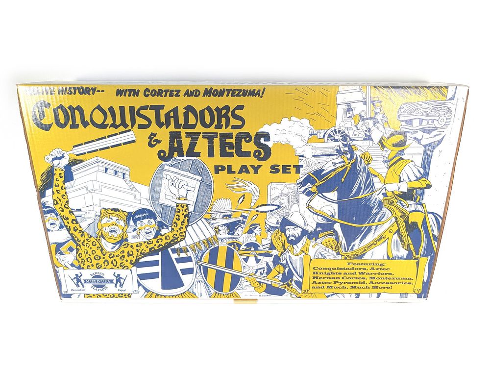 Lot 698: Barzso Conquistadors & Aztecs Playset MIB Unused