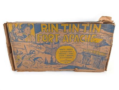 Lot 707 - Marx 1950s Rin Tin Tin Fort Apache Playset No. 3627 Original ...
