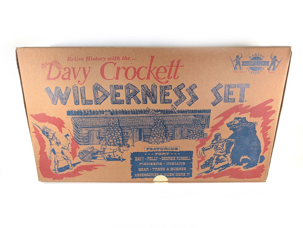 Lot 711: Barzso Davy Crockett Wilderness Playset No. 17 RAB MIB