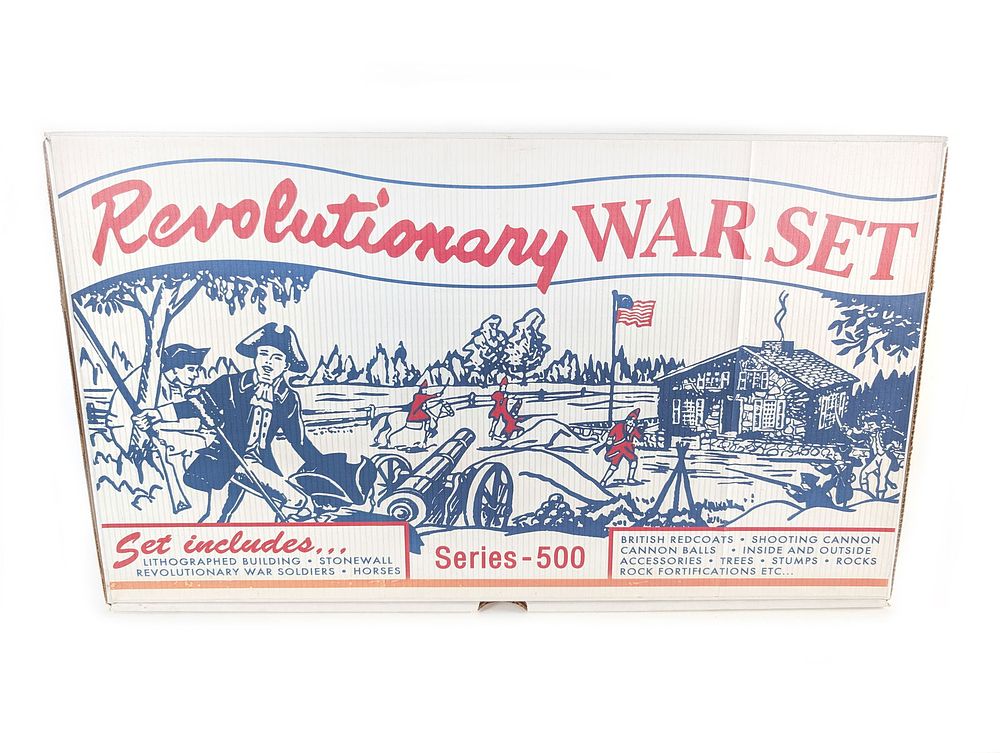 Lot 717: Marx Revolutionary Playset No. 3401 Series 500 Reproduction Box